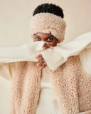 Mannequin portant un bandeau  teddy beige waro 