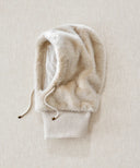 Kapuze aus Kunstfell – Elfenbein