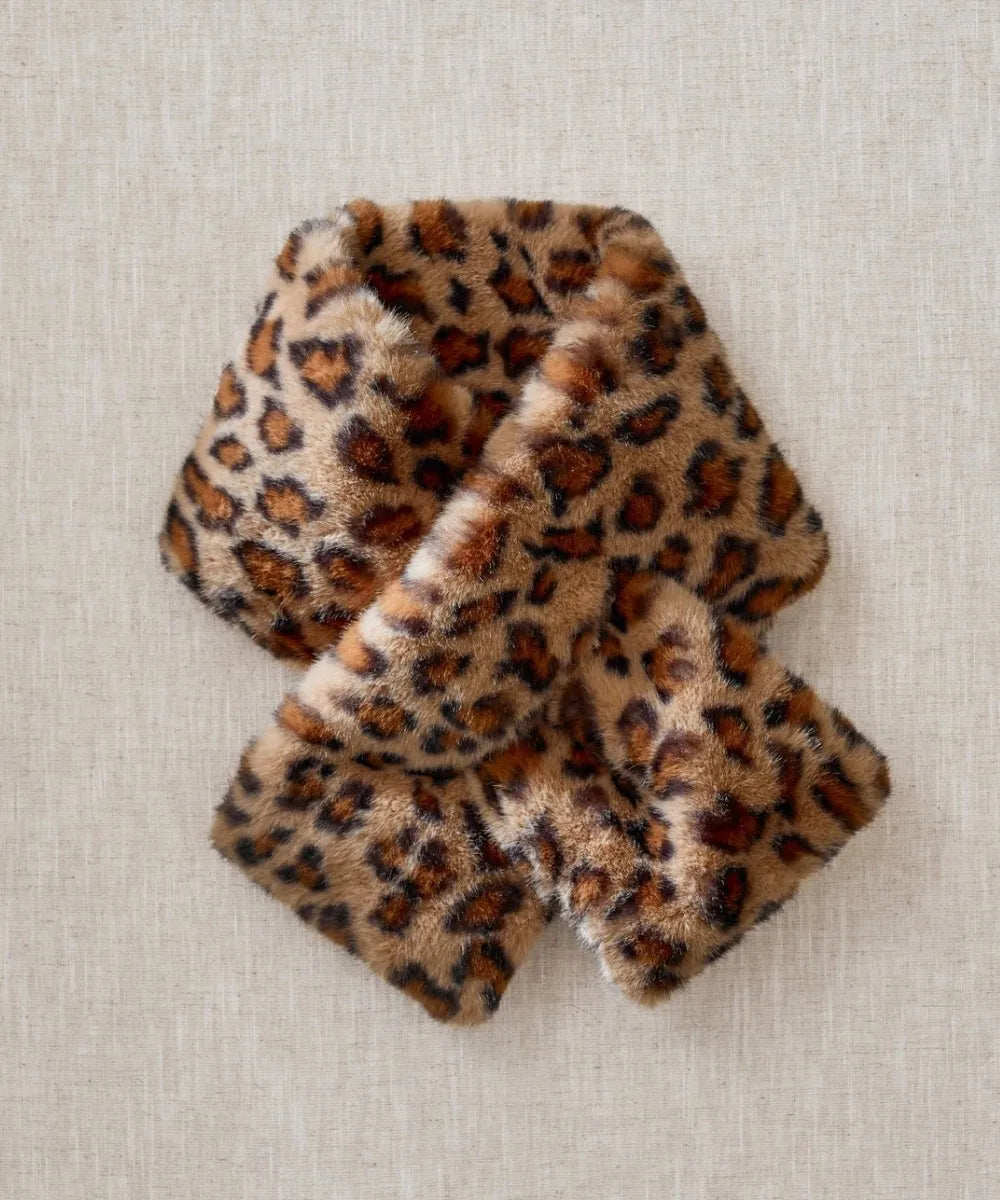 Faux fur scarf - Leopard Premium thumbnail 1