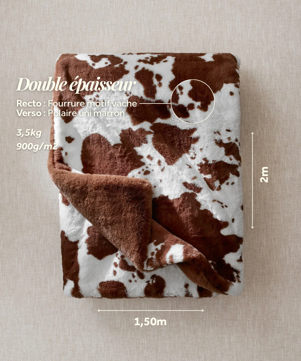 Plaid Fausse Fourrure - Far west thumbnail 7