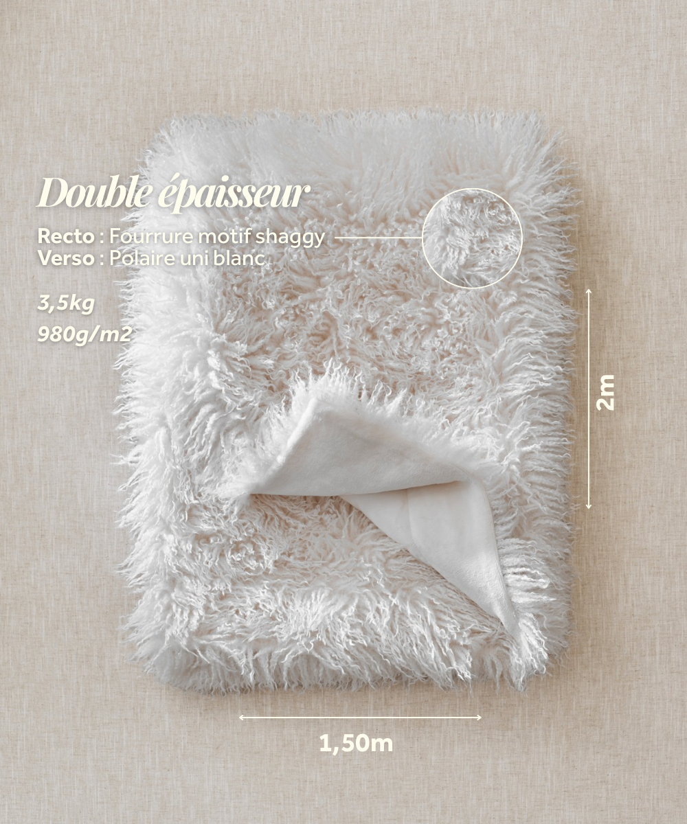 Plaid Fausse Fourrure - Douchka thumbnail 6