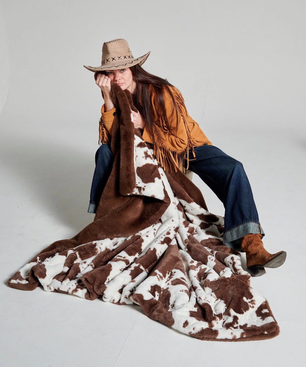 Plaid Fausse Fourrure - Far west thumbnail 2