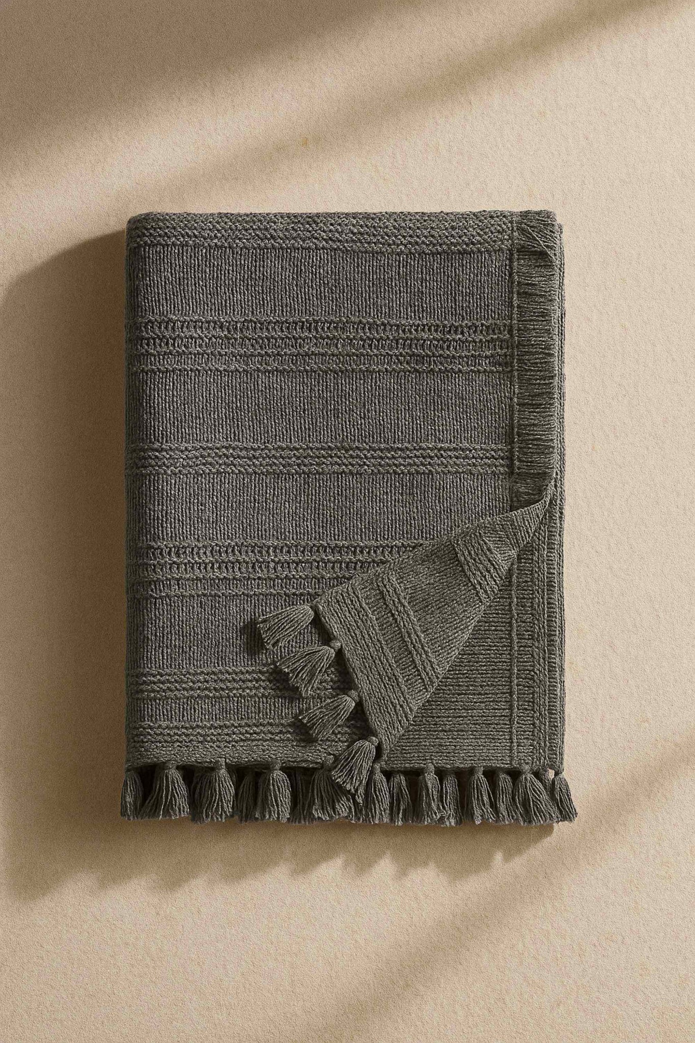 Fouta Coton Pierre Gris thumbnail 3