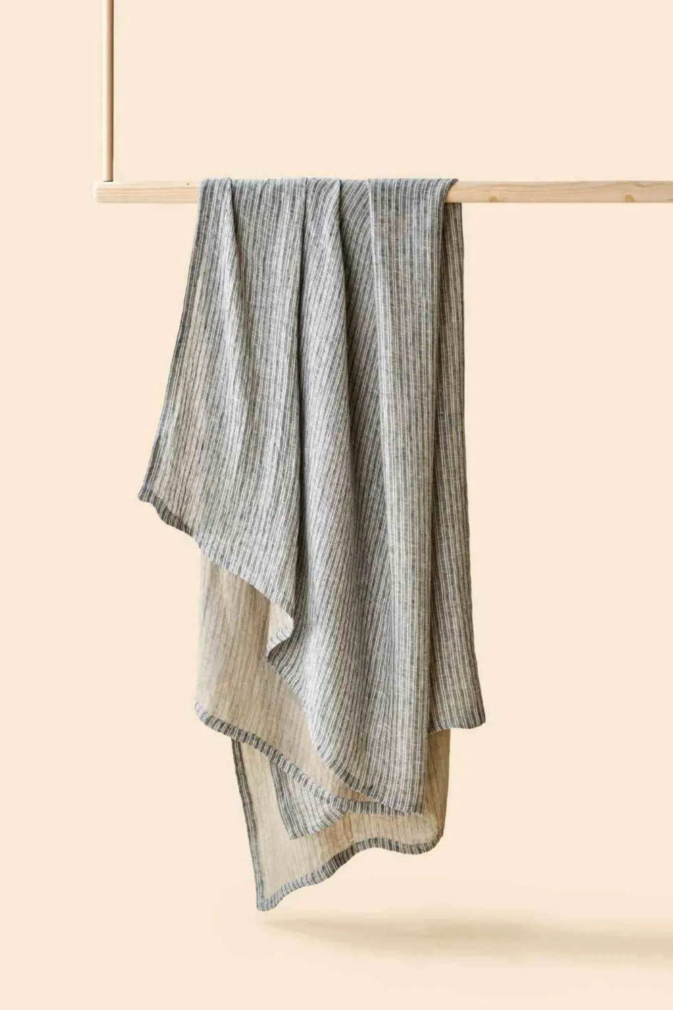 Leinen Fouta Bixente Grau thumbnail 6