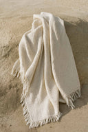 fouta gaze coton beige