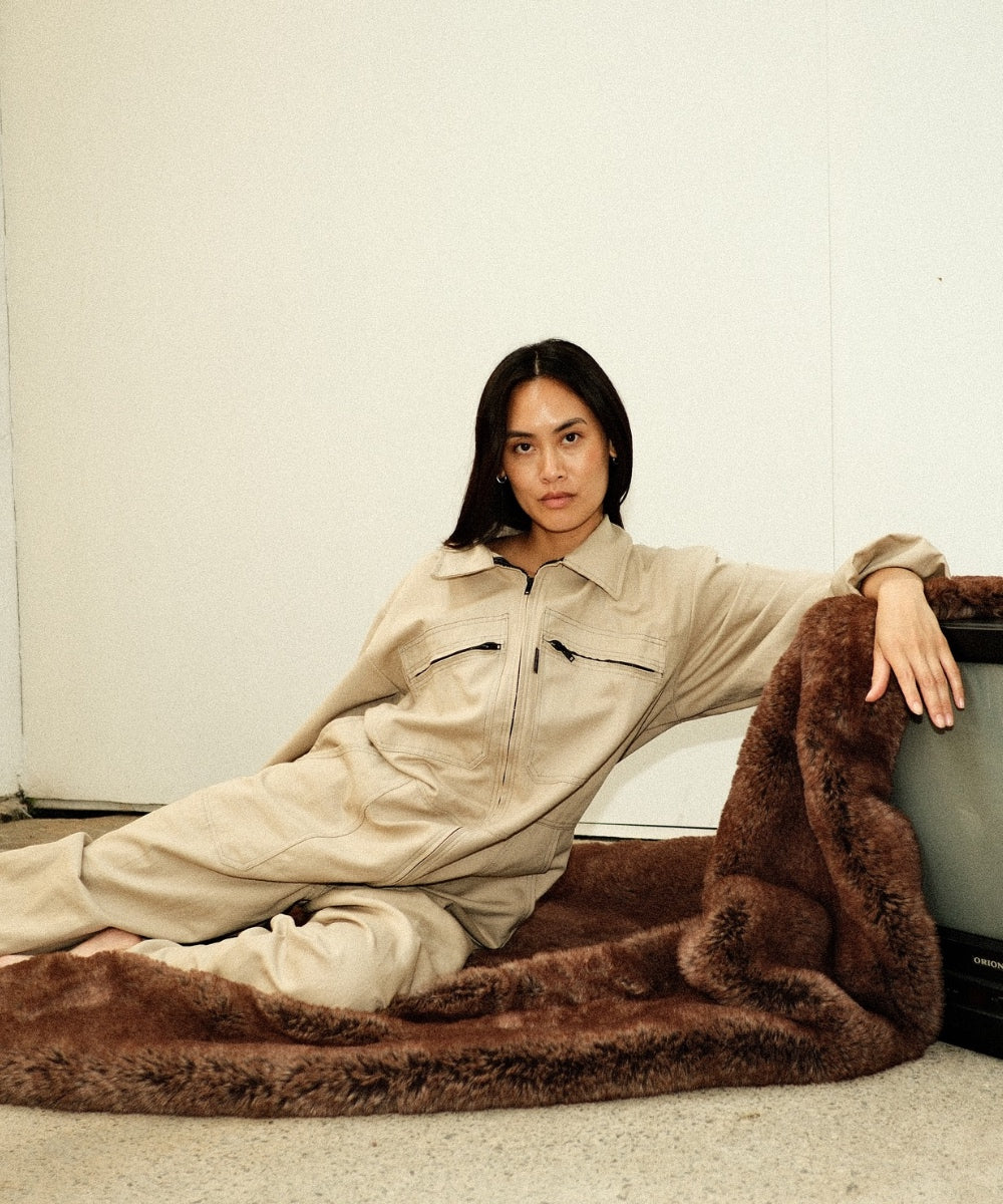 Plaid Fausse Fourrure - Sauvage thumbnail 3