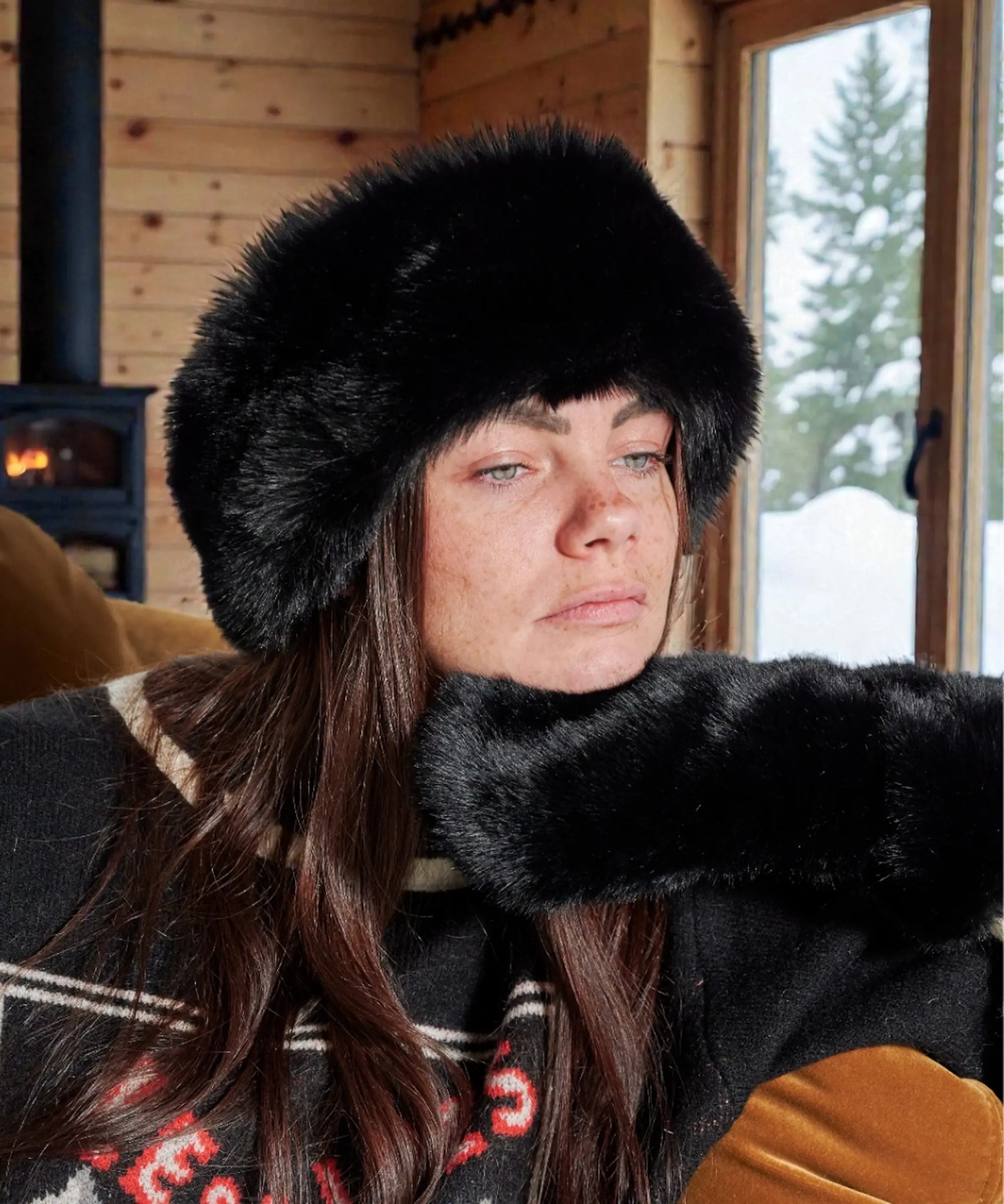 Bandeau Fourrure - Noir thumbnail 9