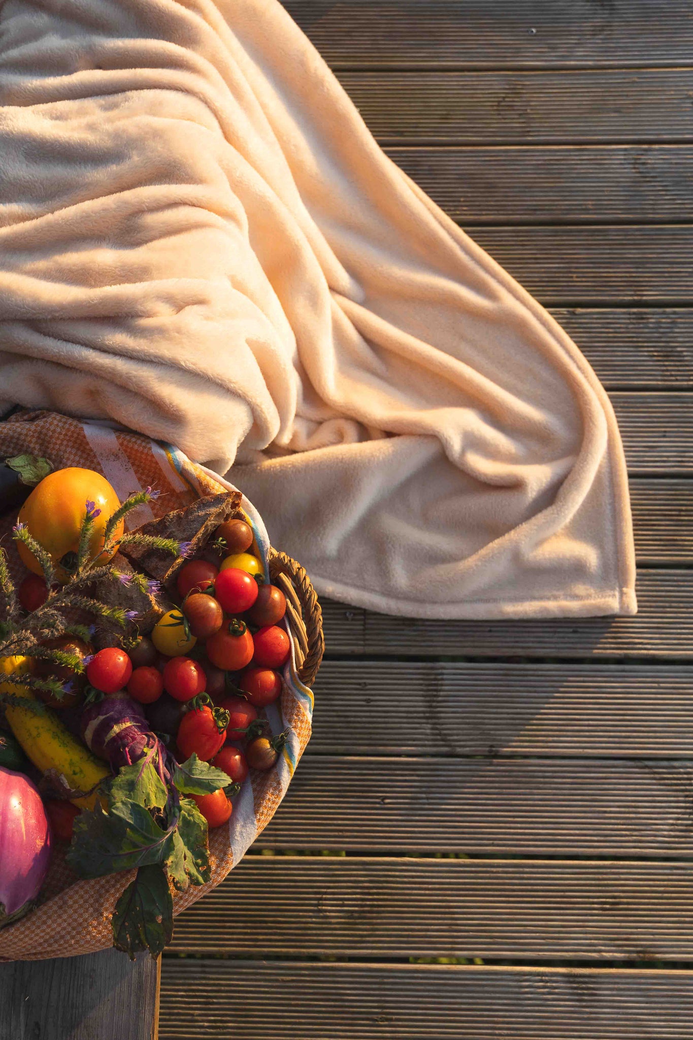 Plaid Polaire Yoga Beige thumbnail 2