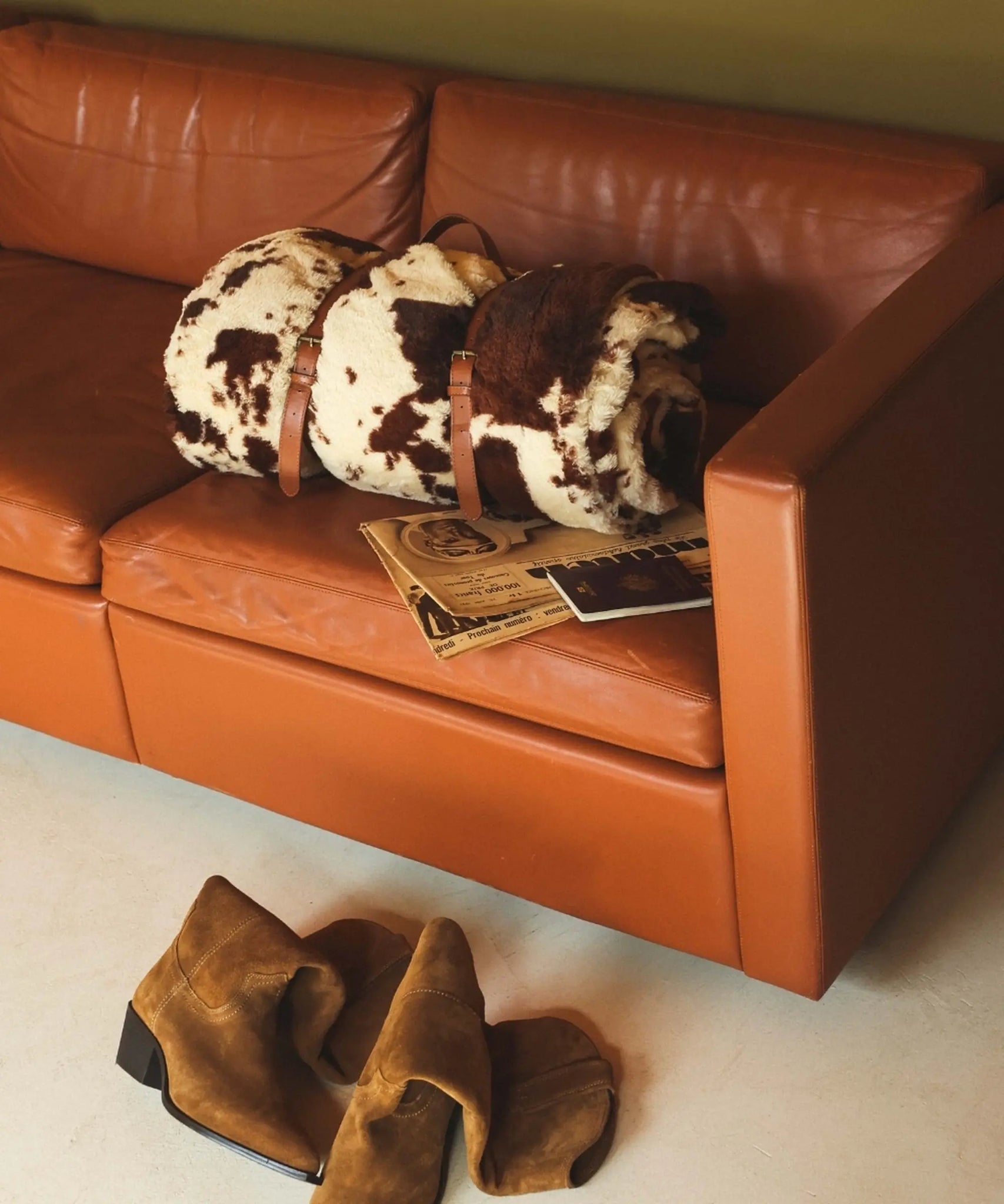 Plaid polaire Cow - Motif Vache thumbnail 4
