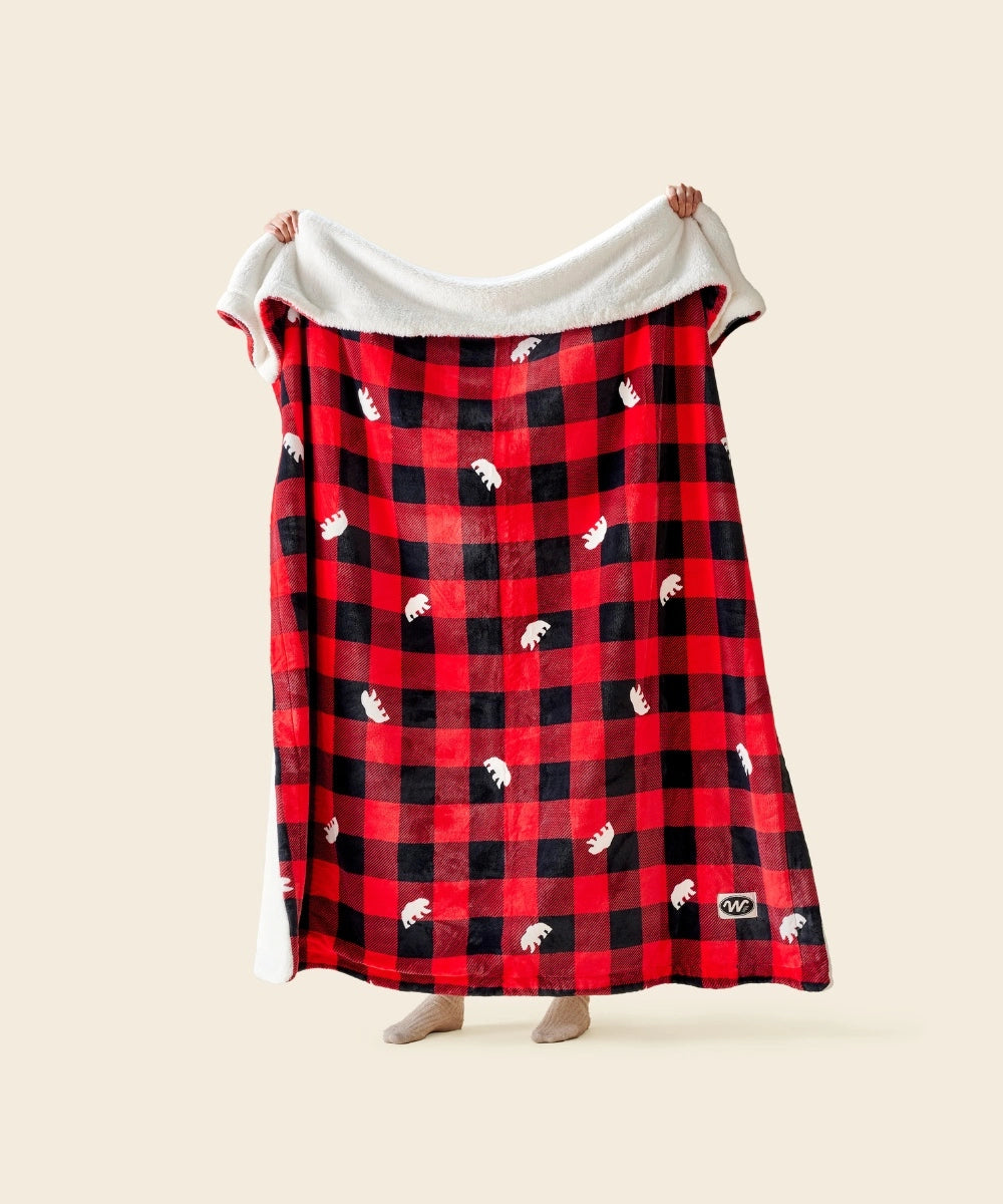 Plaid polaire - Canadien Rouge thumbnail 4