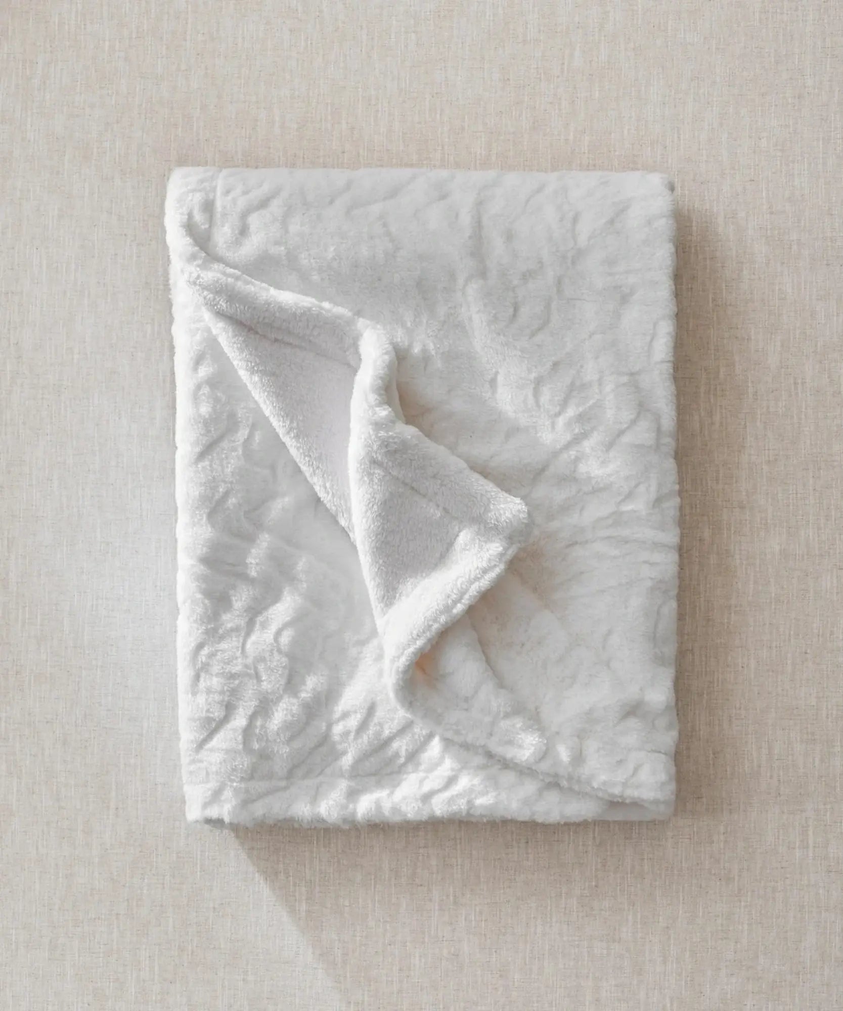 Plaid Ours Polaire blanc thumbnail 7