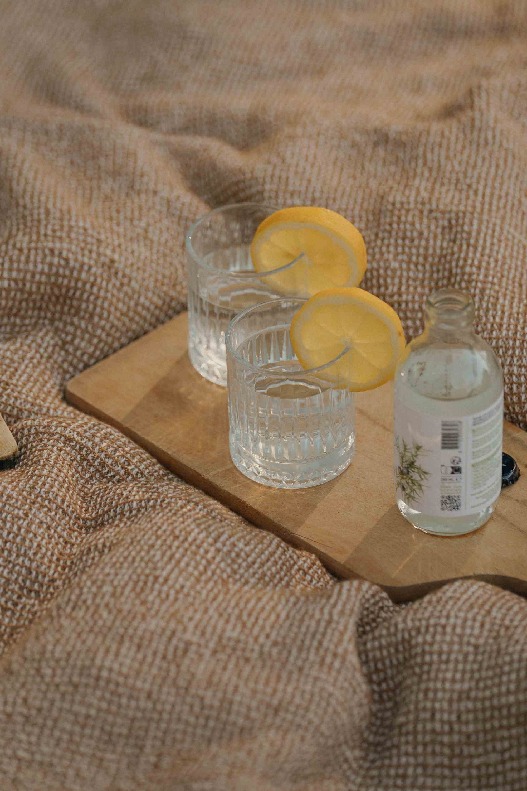 Plaid Maille Gaufrée Laine Camel