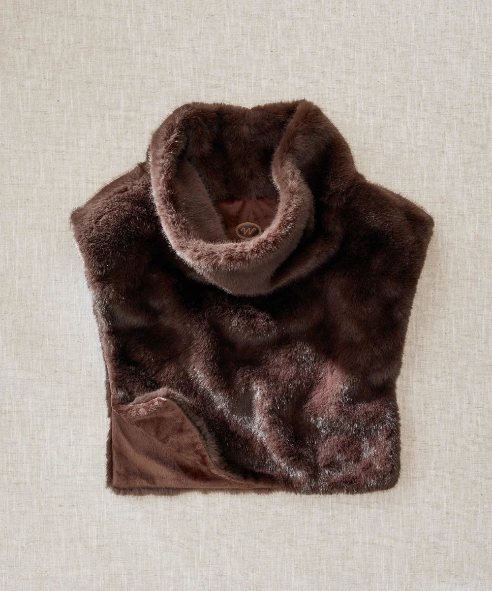 Plastron Fourrure - Marron thumbnail 1