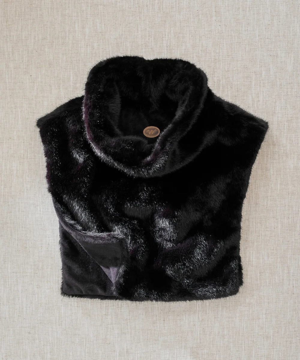 Plastron Fourrure - Noir