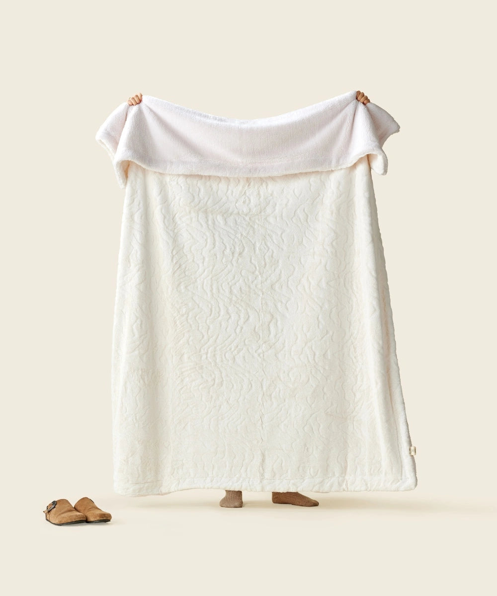 Plaid Ours Polaire blanc thumbnail 7