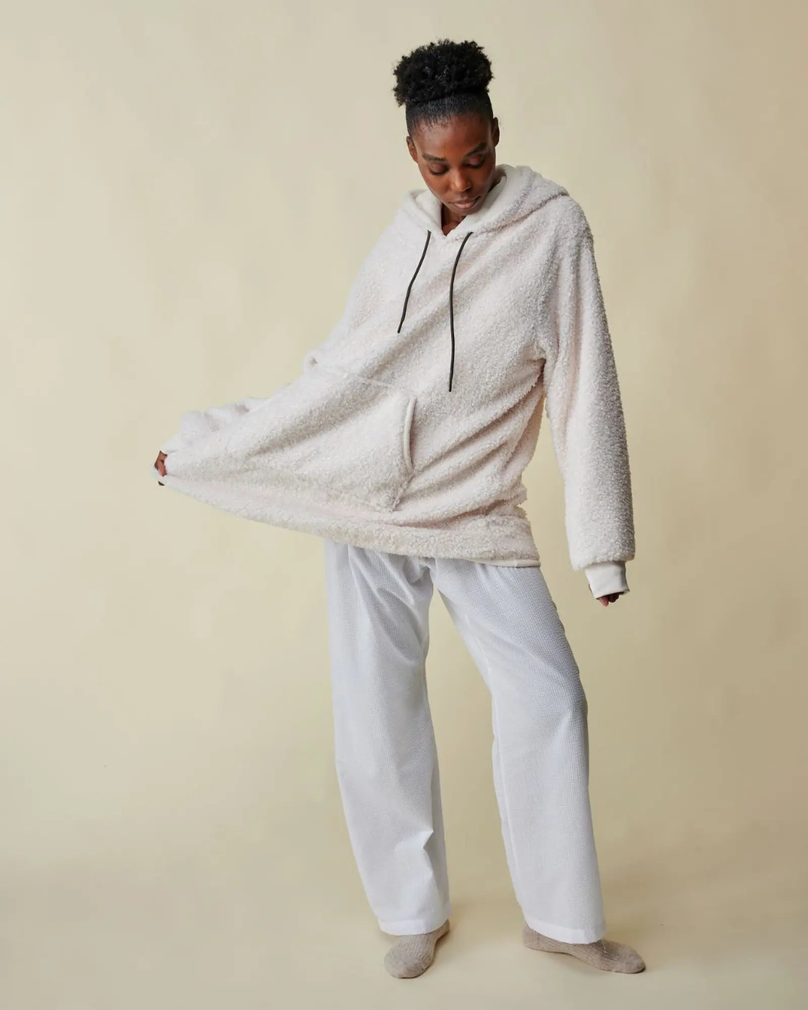 Plaid sweater - Chill Teddy Crème thumbnail 7