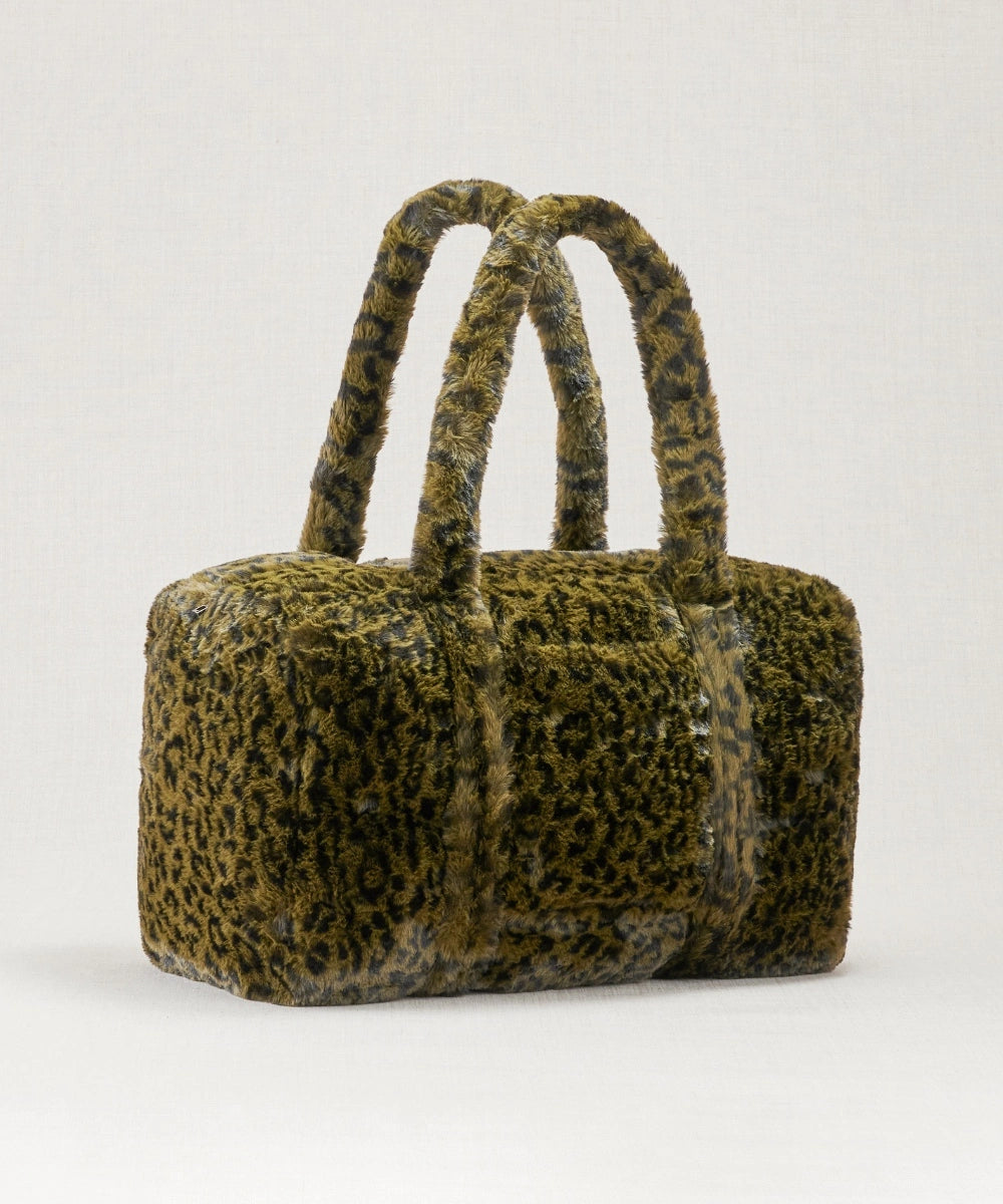 Sac Weekender - Léopard Kaki thumbnail 2