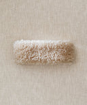 Bandeau fourrure teddy beige waro posé à plat 