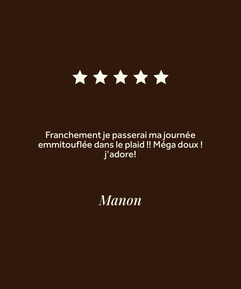 Plaid polaire - Tigre Taupe thumbnail 6