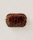 Trousse léopard marron waro posé à plat