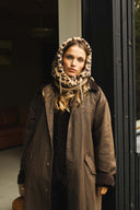 Cagoule fausse fourrure waro marron pour un look stylé
