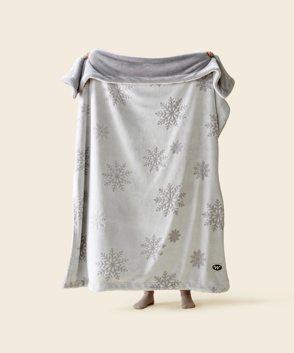 Plaid polaire - Snowflakes thumbnail 7