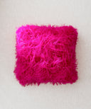 Coussin Fausse fourrure Rose