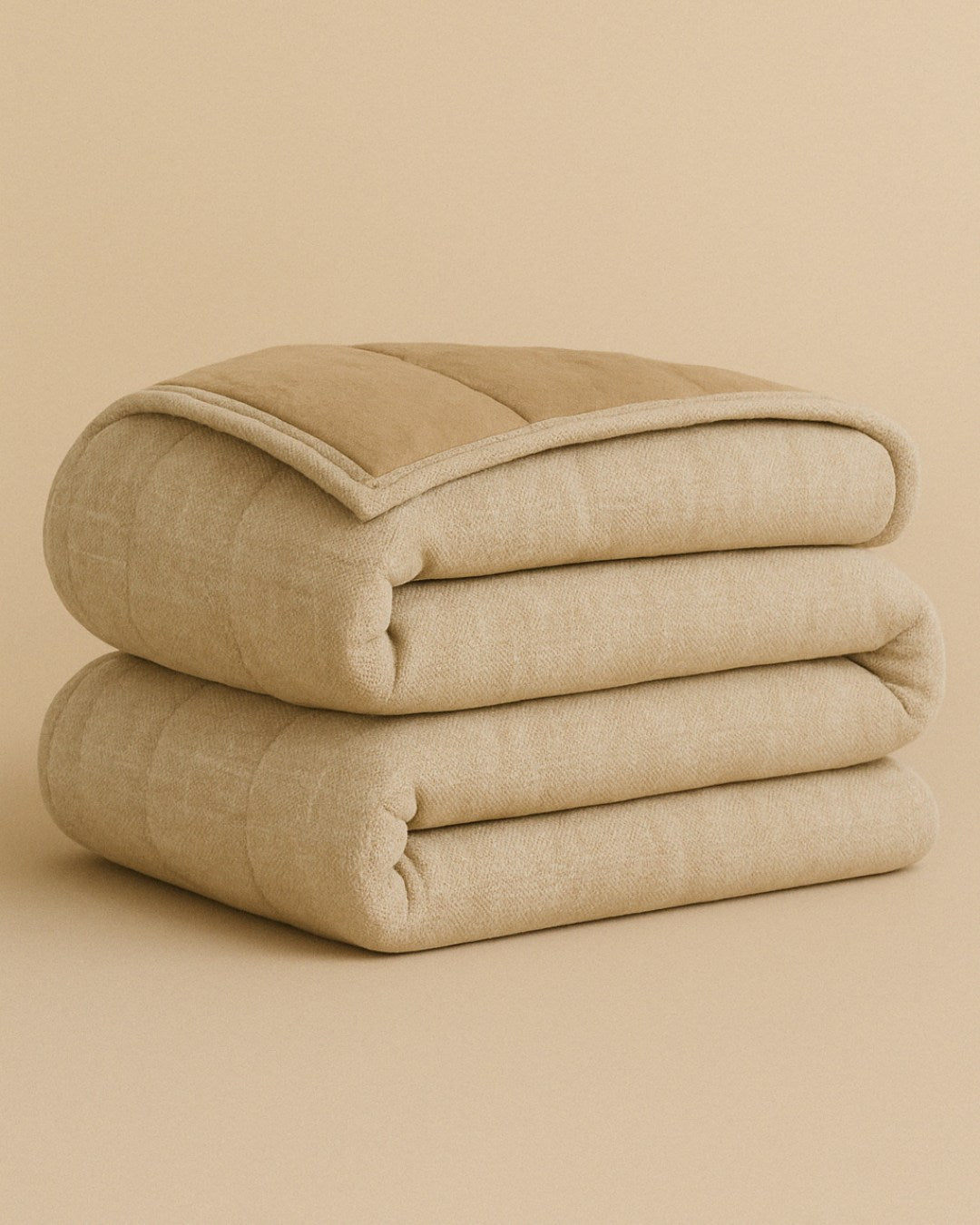 Dessus de lit Coton Beige thumbnail 3