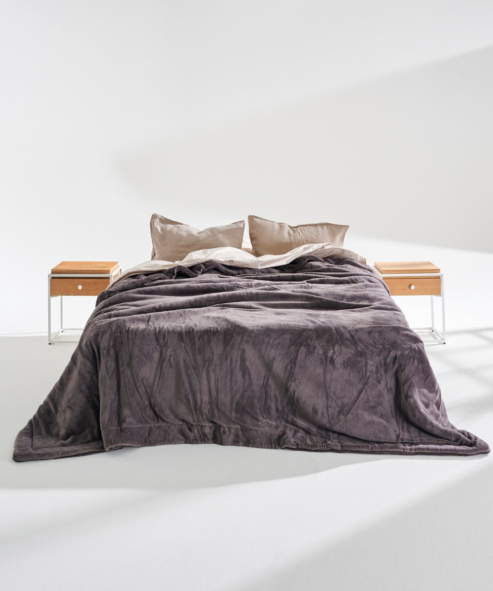 Couvre-lit King Size Gris