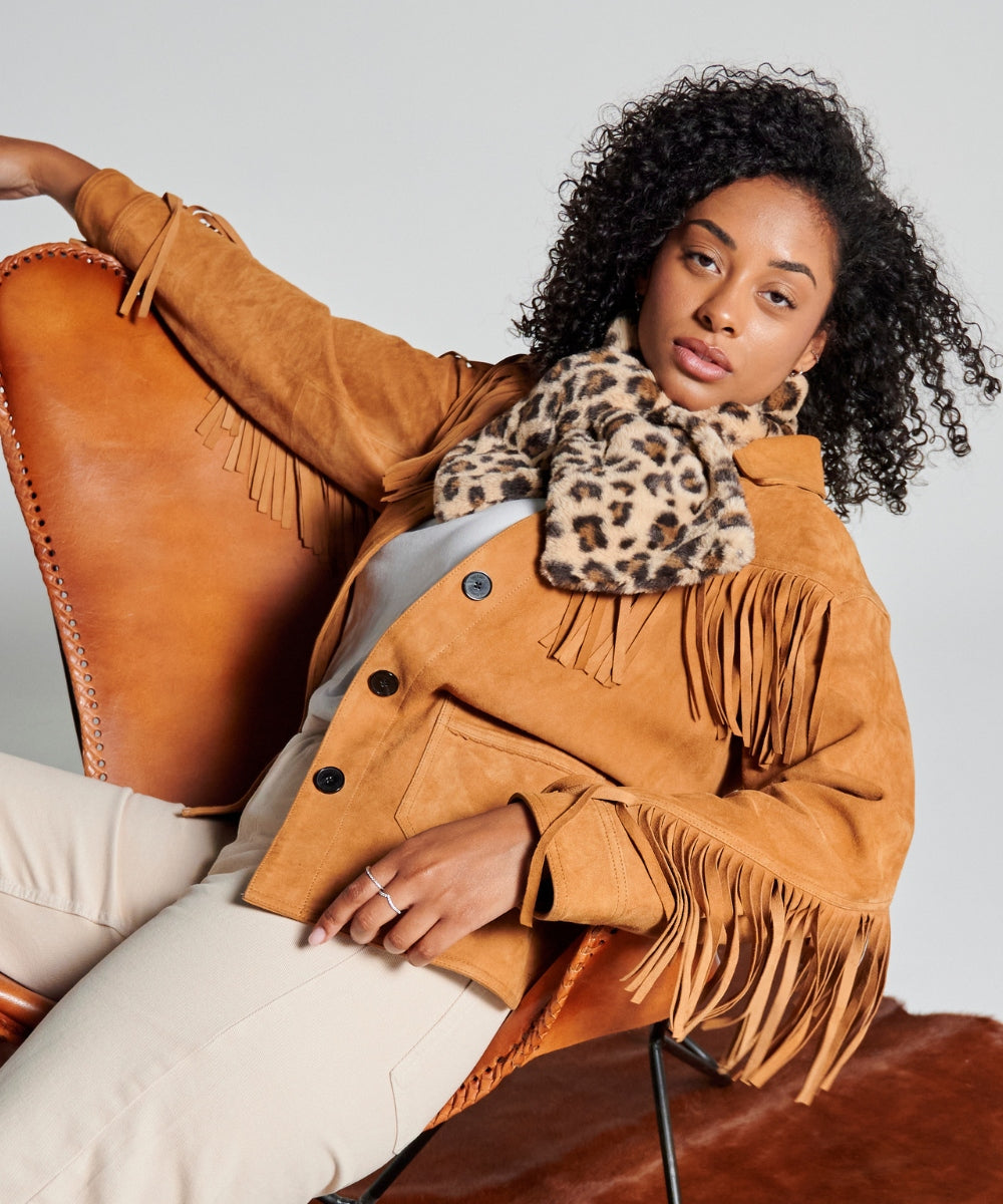 Écharpe Fausse Fourrure - Léopard thumbnail 1