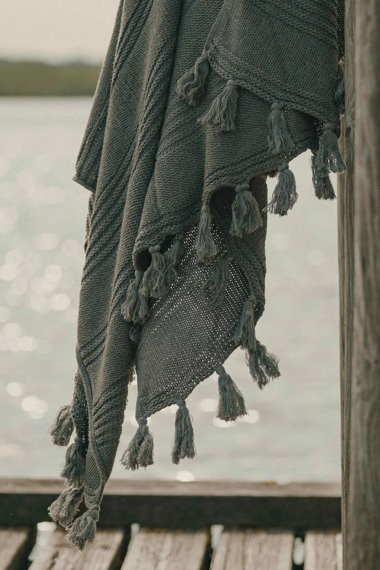 Fouta Coton Pierre Gris thumbnail 6