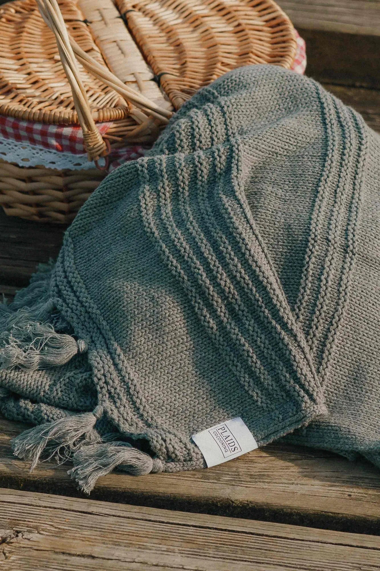 Fouta Coton Pierre Gris thumbnail 1