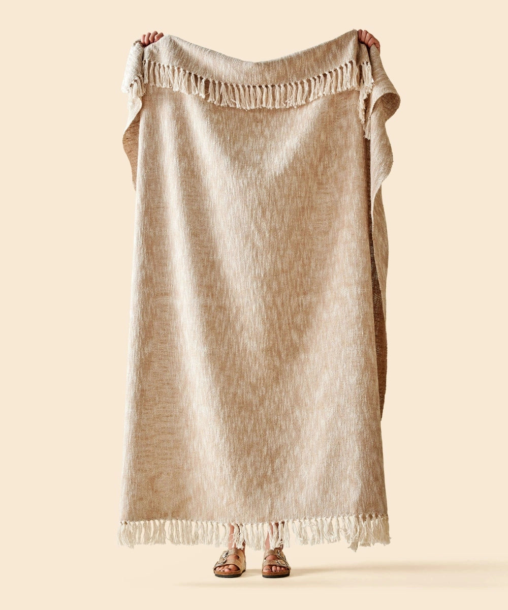 Beige Cotton Fouta thumbnail 3