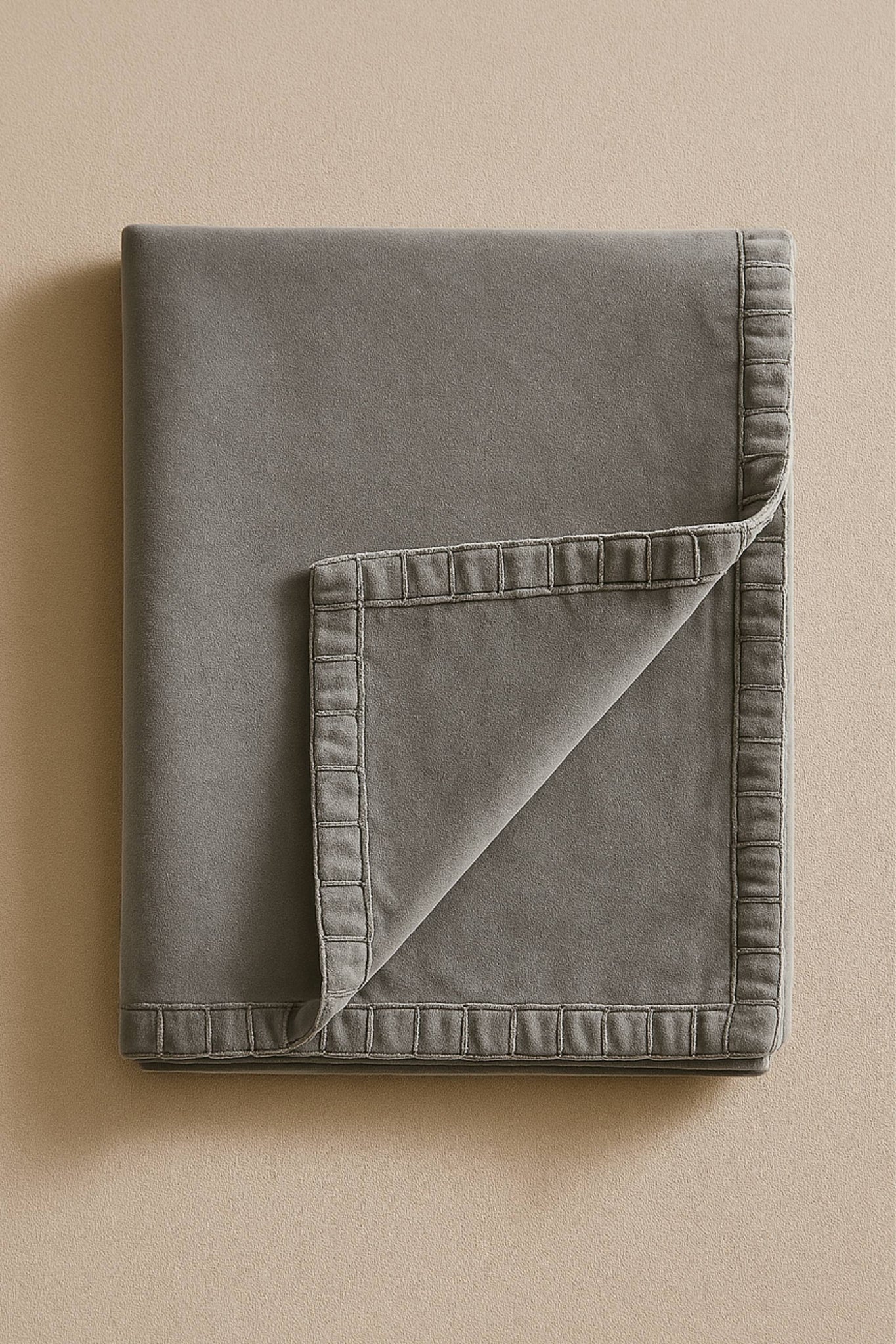 Fouta Coton ixchel gris clair thumbnail 2