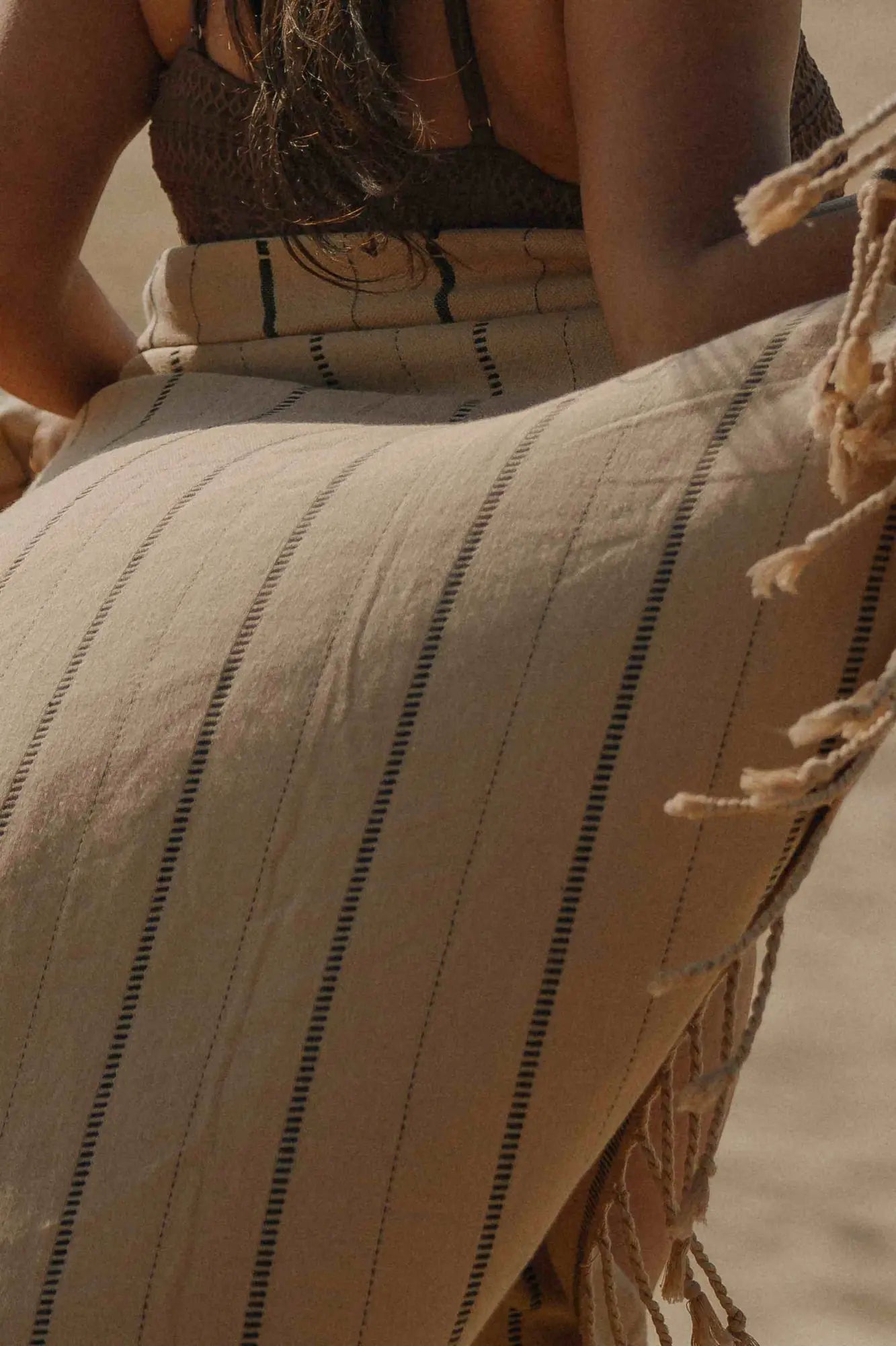 Striped Cotton Fouta thumbnail 4