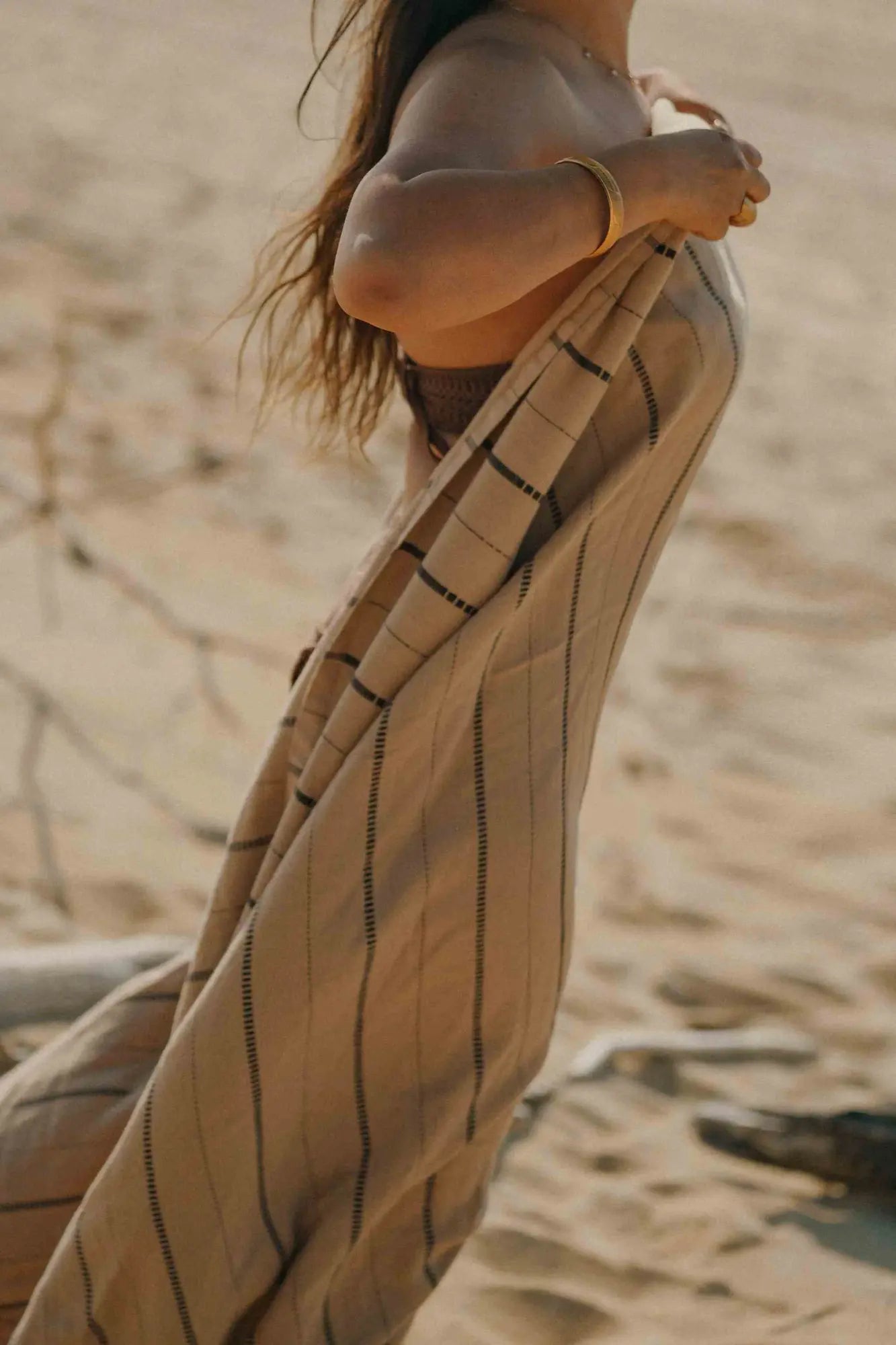 Striped Cotton Fouta thumbnail 3