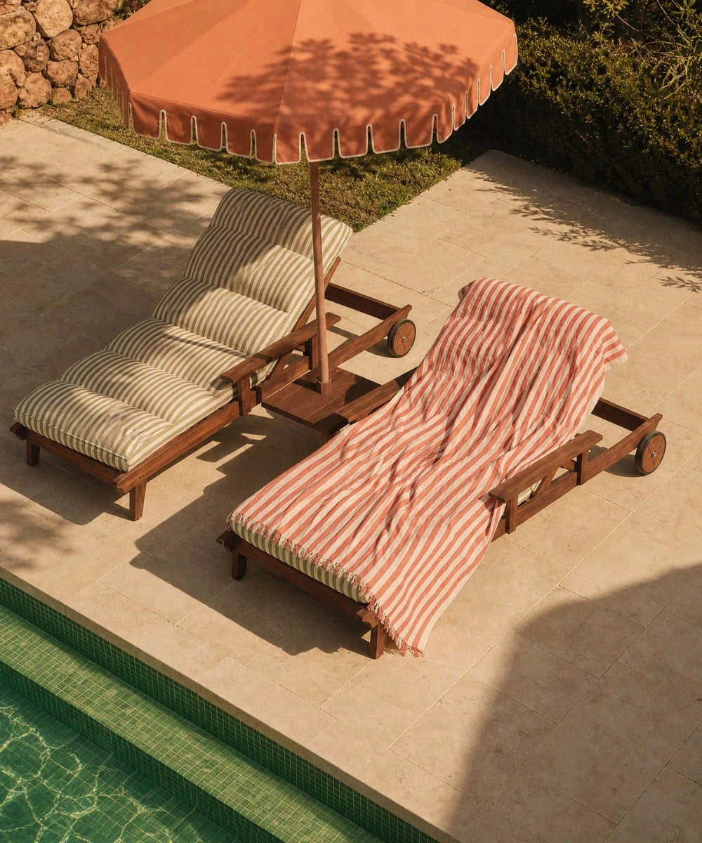 Fouta Rayée Rouge thumbnail 3