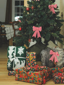 Plaid cocoon des neiges vert WARO dans une ambiance hivernale et festive, plaid épais idéal pour l’hiver