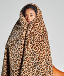 plaid fausse fourrure panthere leopard