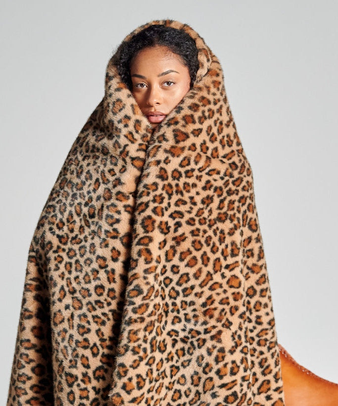 Plaid Fausse Fourrure - Léopard thumbnail 1