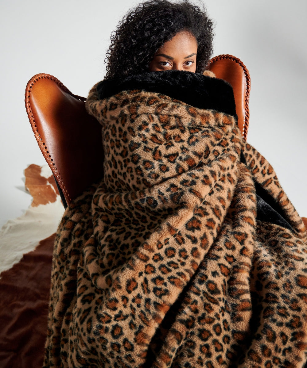 Plaid Fausse Fourrure - Léopard thumbnail 3