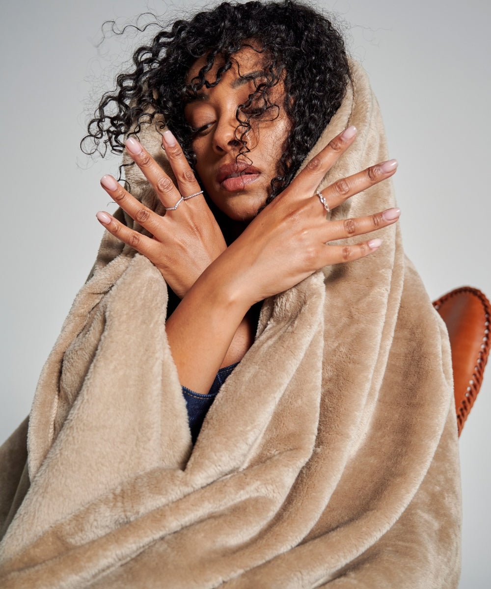 Plaid Polaire - Classique Beige