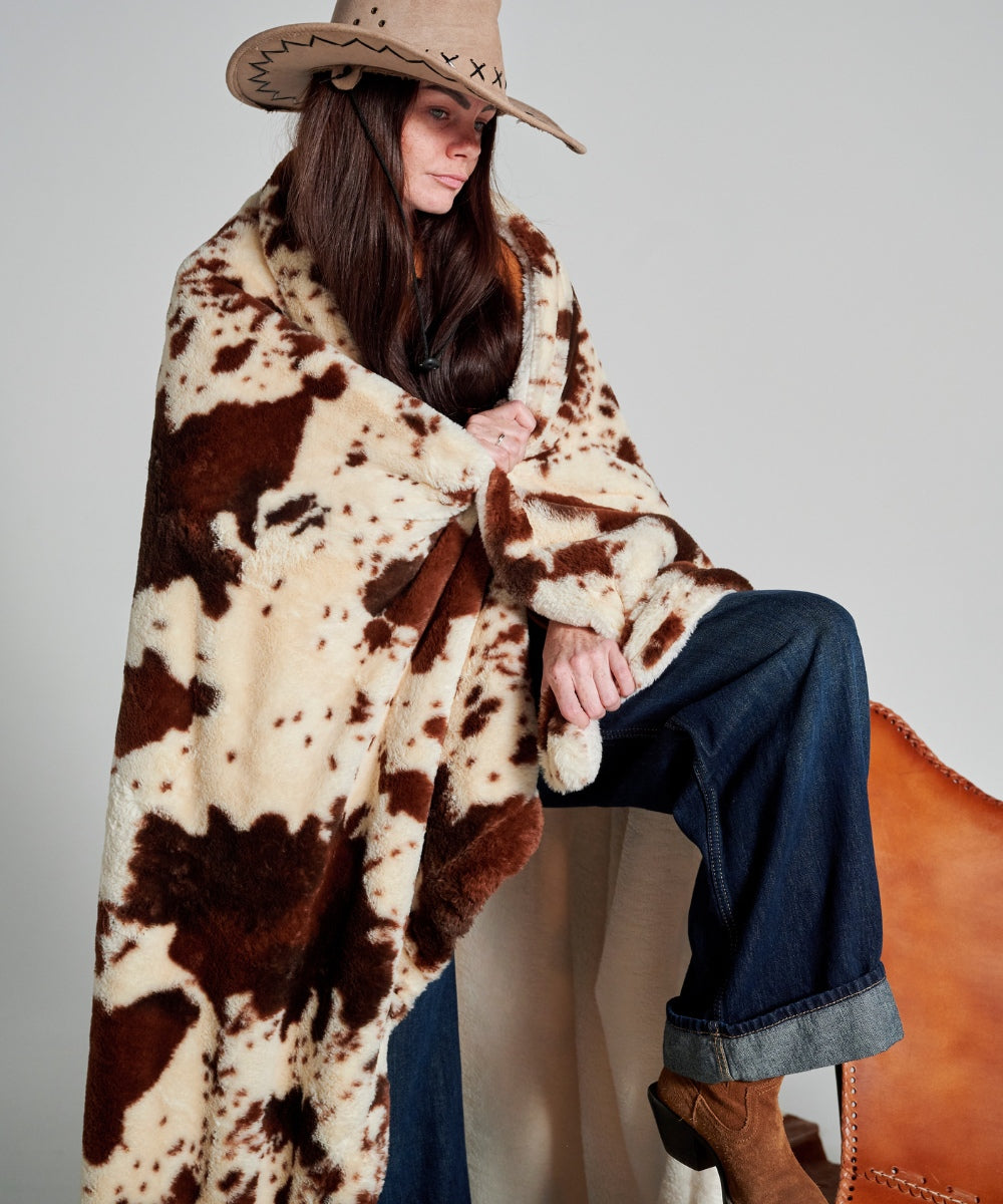 Cow Fleece Throw - Cow motif thumbnail 4