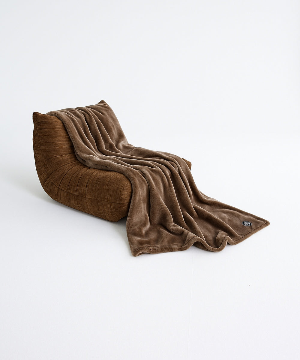 Plaid Polaire Cosy - Taupe thumbnail 1