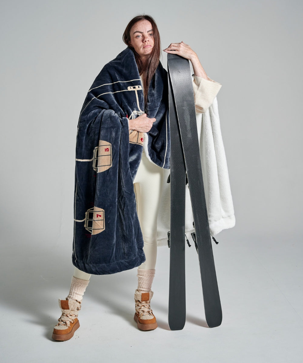 Plaid polaire - Télécabine thumbnail 1