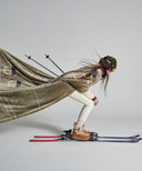 plaid polaire telecabine taupe