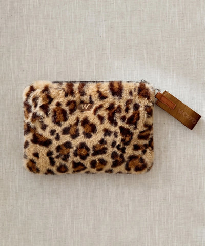 Pochette Zippée Léopard