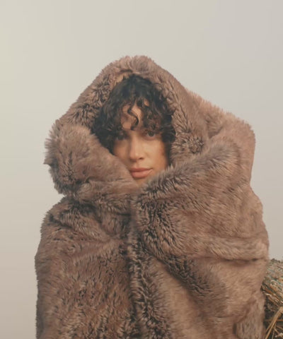 Faux fur throw - Sauvage