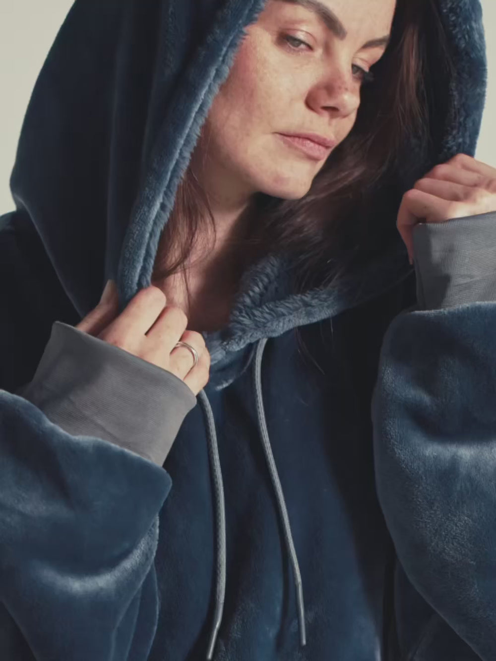 Pull Plaid Chill Bleu Nuit WARO – vidéo porté du pull plaid