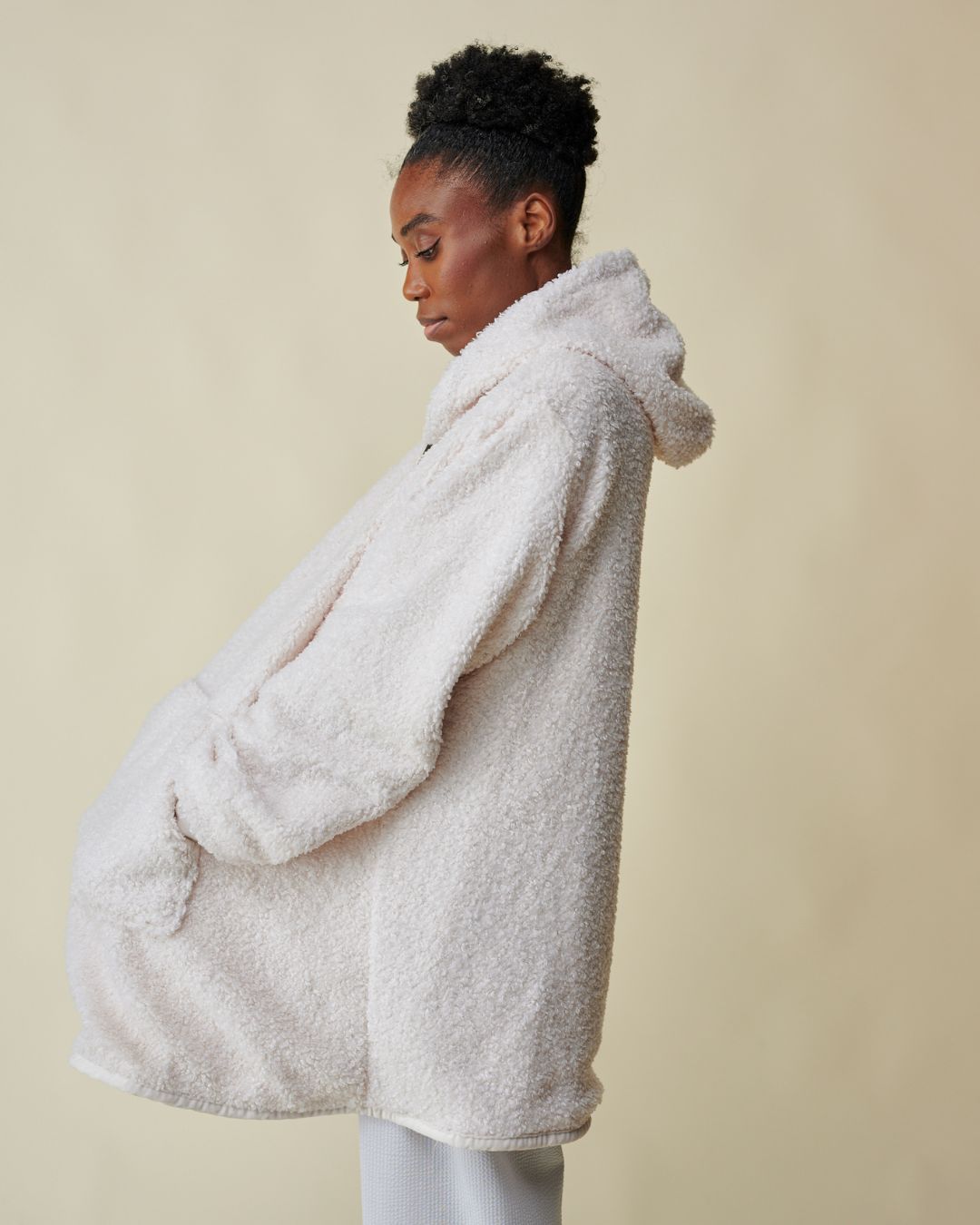 Pull Plaid - Chill Teddy Crème thumbnail 5